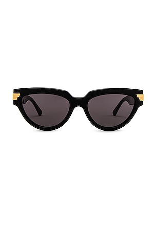 Bold Ribbon Cat Eye Sunglasses Bottega Veneta