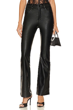 Faux Leather Five Pocket Flare Pant Commando