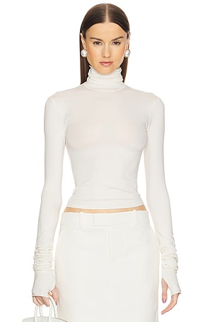 Long Sleeve Turtleneck in 2nd Skin Jersey Helsa