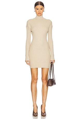 by Marianna Saro Mini Knit Dress L'Academie