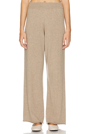 Laurie Wide Leg Sweatpants W. Cashmere